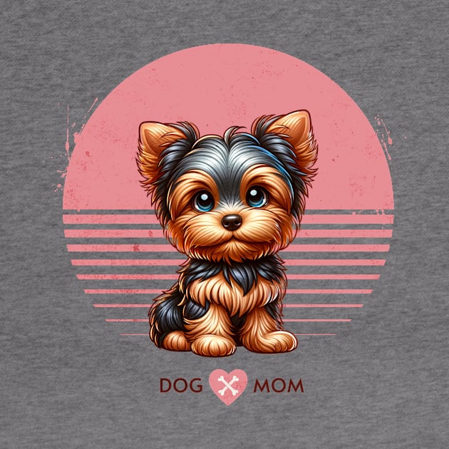 Yorkie Puppy | Proud Dog Mom by Pink & Pretty